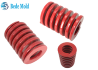 OD 40mm Flat Wire Spring TM Injection Mold Medium Load 65Mn Materail Red Color